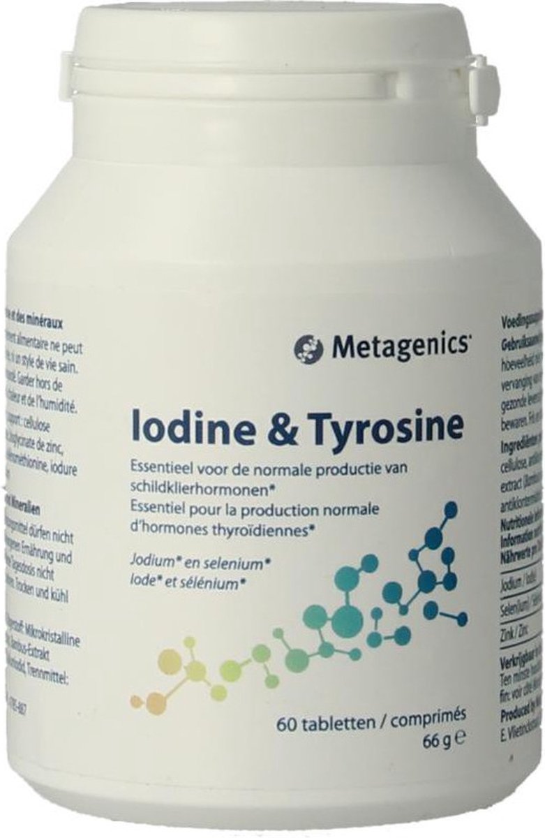 Goedkoopste Metagenics Iodine & tyrosine 60 tabletten