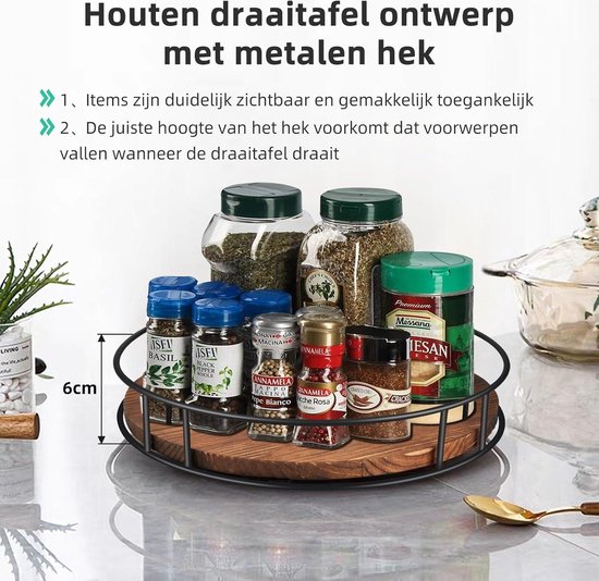 Wdmt Bamboe Hoekrek - 3-Lagen - 43 x 27 x 43 cm - Ruimtebesparend