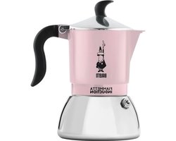 Induction Espressokoker 4 kopjes (150 ml) geschikt voor alle warmtebronnen elegant design - roze