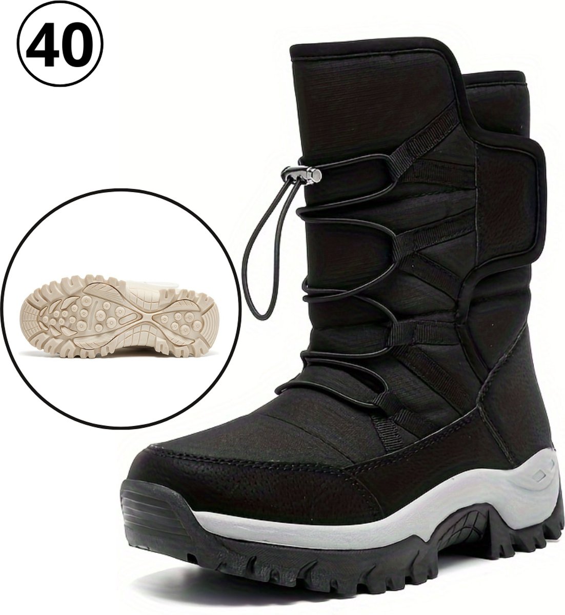 Bovista Snowboots Sneeuwschoenen Wintersport Sneeuwboots Dames Ski Ski Gadgets Zwart