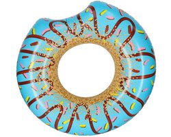 Besrtway 36118 Opblaasbare blauwe donut 107 cm + Reparatie Patch
