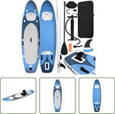 Bol.com The Living Store SUP opblaasbaar - 300 x 76 x 10 cm - zeeblauw - PVC aanbieding