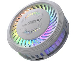 CoolCold G7 - Telefoon Koeler - Phone Cooler - Sminconductor Smartphone Radiator - Wit - RGB - Breedte vanaf 65mm