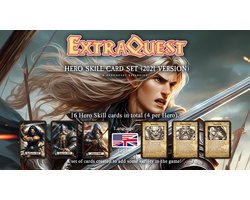 Cartes de compétences de Hero ExtraQuest (édition Heroquest 2021) anglais