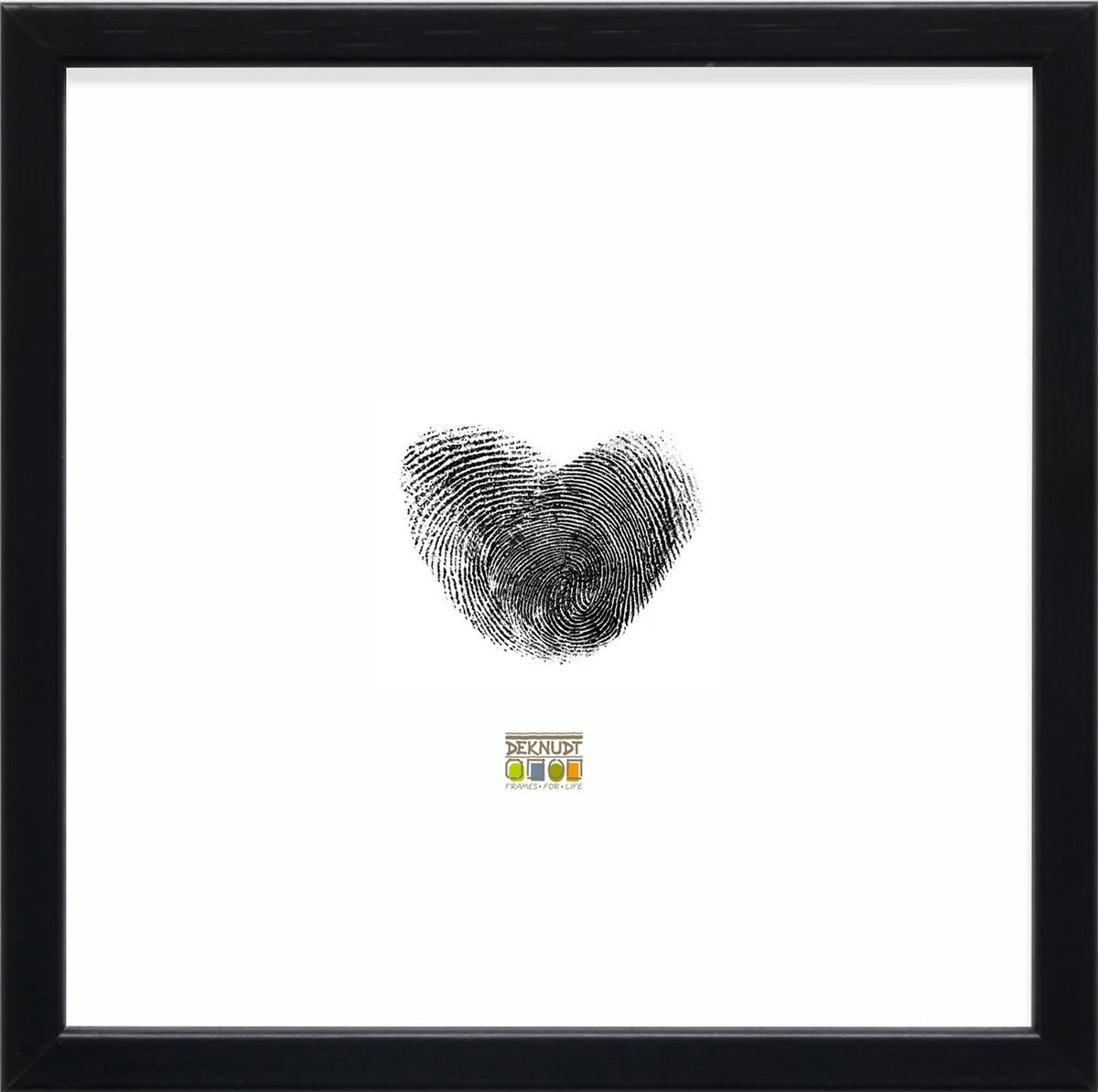 Deknudt Frames fotolijst S41JL2 - zwart - hout - voor foto: 30x30 cm