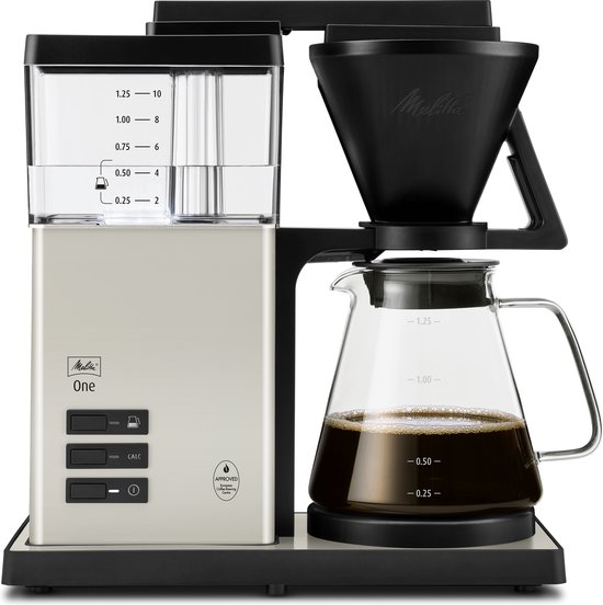Foto: Melitta one koffiezetapparaat 1031 03 cream wit