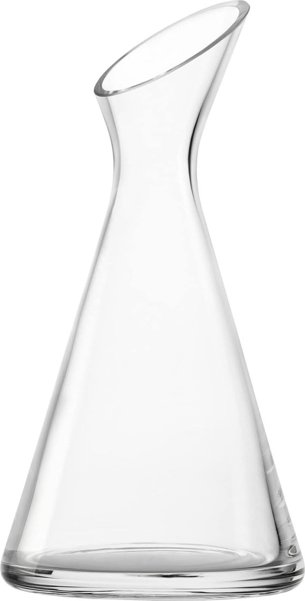 Schuine ketting karaf uit de One For All collectie - 1 liter, mondgeblazen en vaatwasmachinebestendig