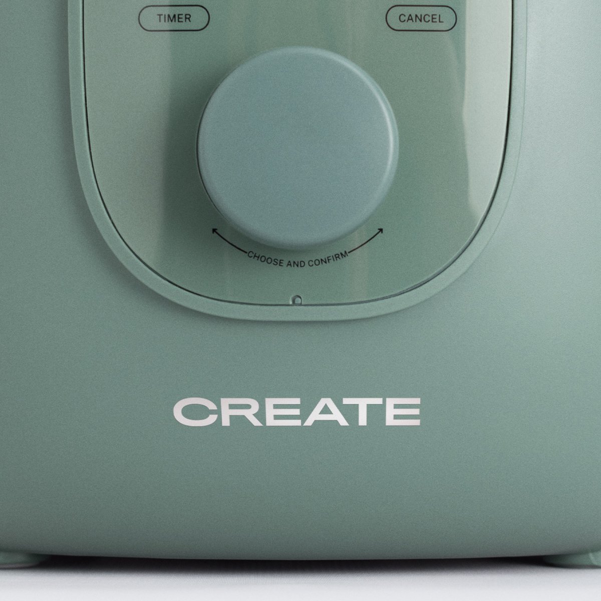 CREATE - Elektrische rijstkoker 2 L met stoommandje - uitneembare binnenkant - houdt warm - Sage - 400W - RICE COOKER STUDIO thumbnail 3