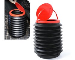 1 Stuks auto-prullenbak - auto-opbergdoos - 4L opvouwbare vuilnisbak - multifunctionele creatieve opslagemmer, draagbare vuilnisbak - geschikt voor de meeste auto's (zwart)- Afvalzakken voor Auto, Motorhome, Kamperen en Reizen.