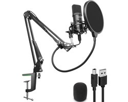 foto van TRANSNECT® Studio Microfoon met arm – Gaming & Podcast – Microfoon voor pc