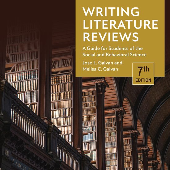 Writing Literature Reviews - cover
