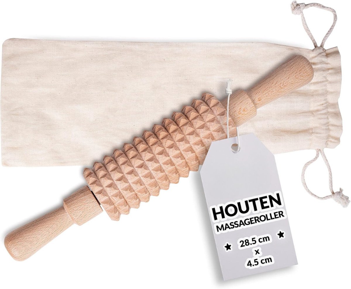 Goedkoopste Lexium Maderotherapie set - Madero - Massage roller - Houttherapie - Anti-cellulitis - Maderotherapie set massage - Massage hout