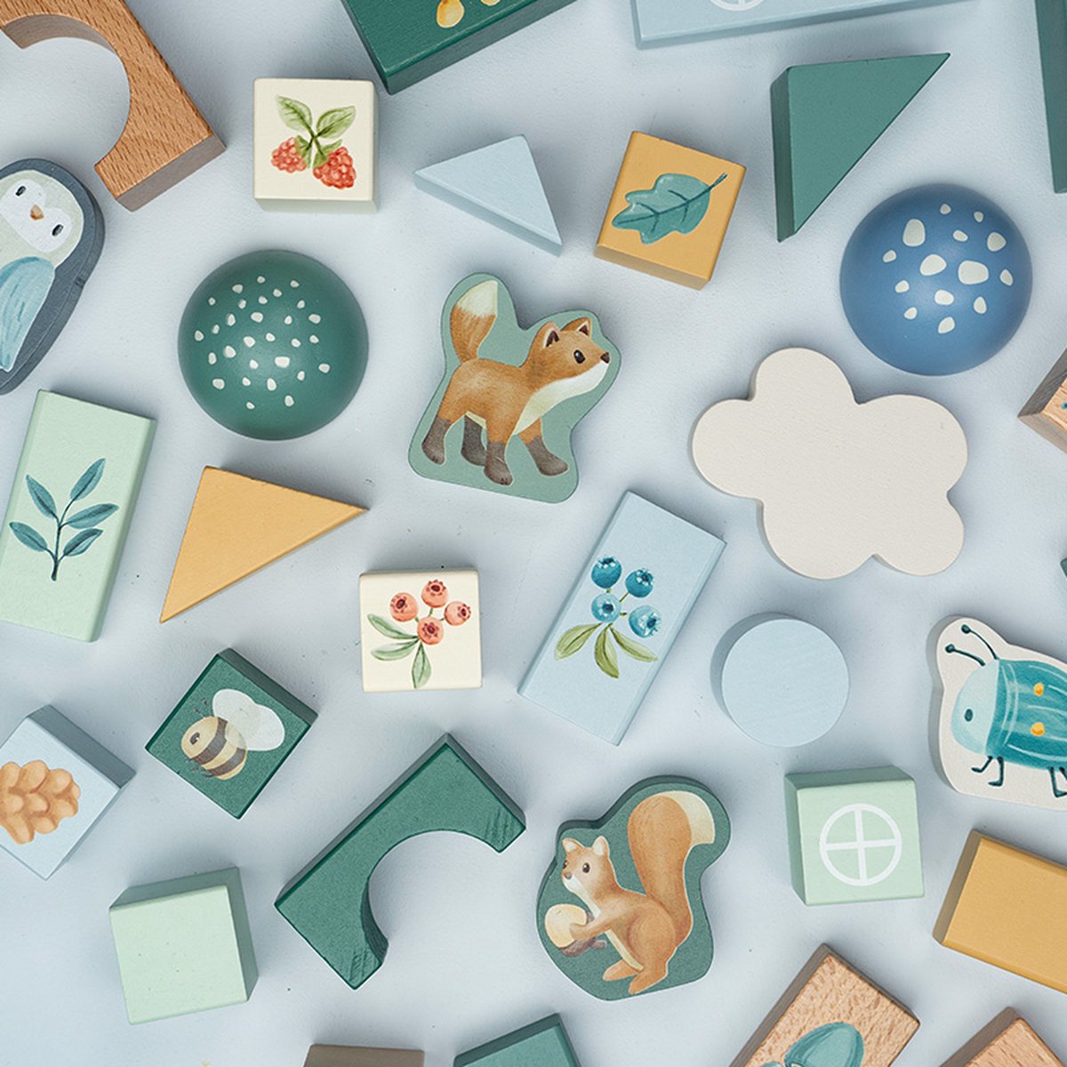 Little Dutch Bouwblokken - Forest Friends FSC — afbeelding 9