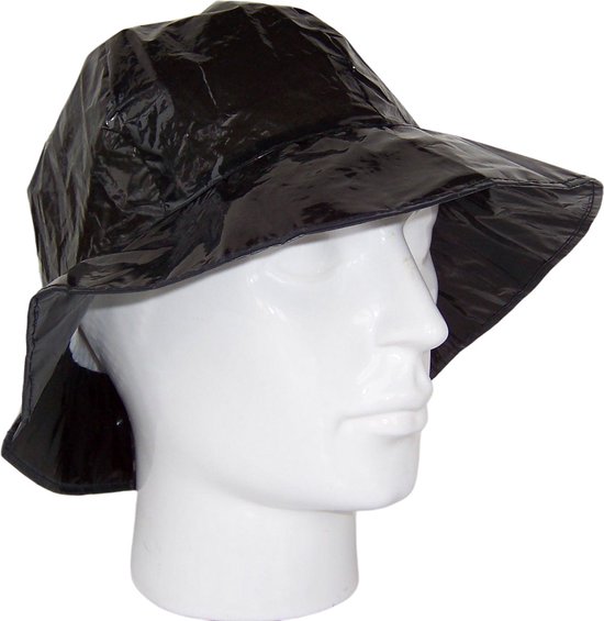 NTB - Budget Regenhoedje - One size - +/- 56/57 cm. Zwart