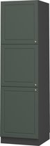 Vicco Armoire de transformation pour four Fame- Line, Vert- Or Maison de Campagne/Anthracite, 60 cm