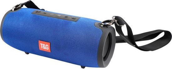 een experiment doen ouder springen Bluetooth speaker - Muziek box - TG118 - 20 watt - Blauw - Nanders  Webwinkel | bol.com