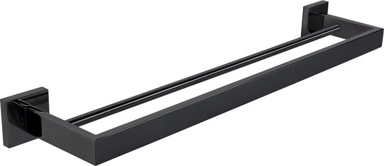 FROZEB Telestowel Rek Met 4 Haken Wandhanddoekhouder Opvouwbare Handdoekstang Rail Voor Keuken Badkamer Toilet Hotel Kantoor 100cm