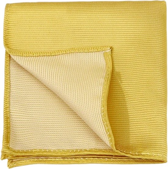 Fako Fashion® - Pochette - Pochette de costume - Rayé - 22x22cm - Or