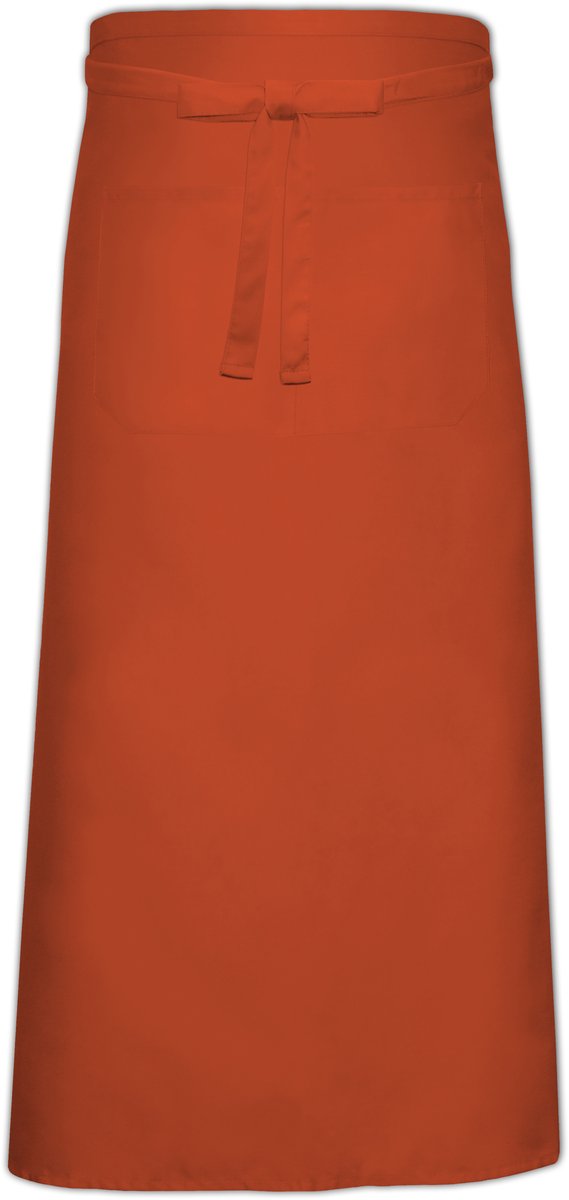 Franse sloof met zak - Orange - 100 x 100 cm - Link Kitchen Wear