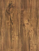 Zelfklevende decoratieve folie - Hout eiken - 60 x 300 cm - Vintage houtnerf - Meubelsticker vinyl - Rustiek behang - Afpellen en opplakken - Muur meubels