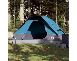 vidaXL - Koepeltent - 2-persoons - waterdicht - blauw