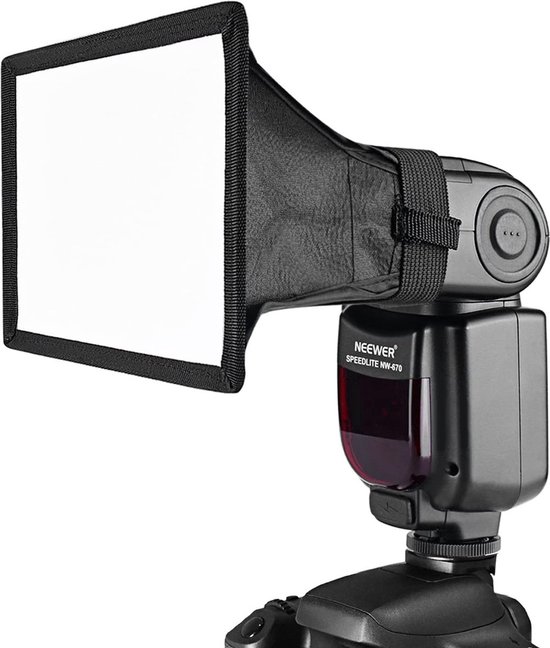 Foto: Speedlite softbox flitslicht diffuser 15x12 5 cm compatibel met canon nikon yongnuo neewer en andere dslr flitsers x01nsk133