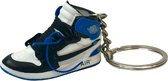 SneakersAdept - Jordan Sleutelhanger - Blauw - Nike - Off-W Tag - 3D Miniatuur - Sneaker Accessoire - Hard plastic - Jordan