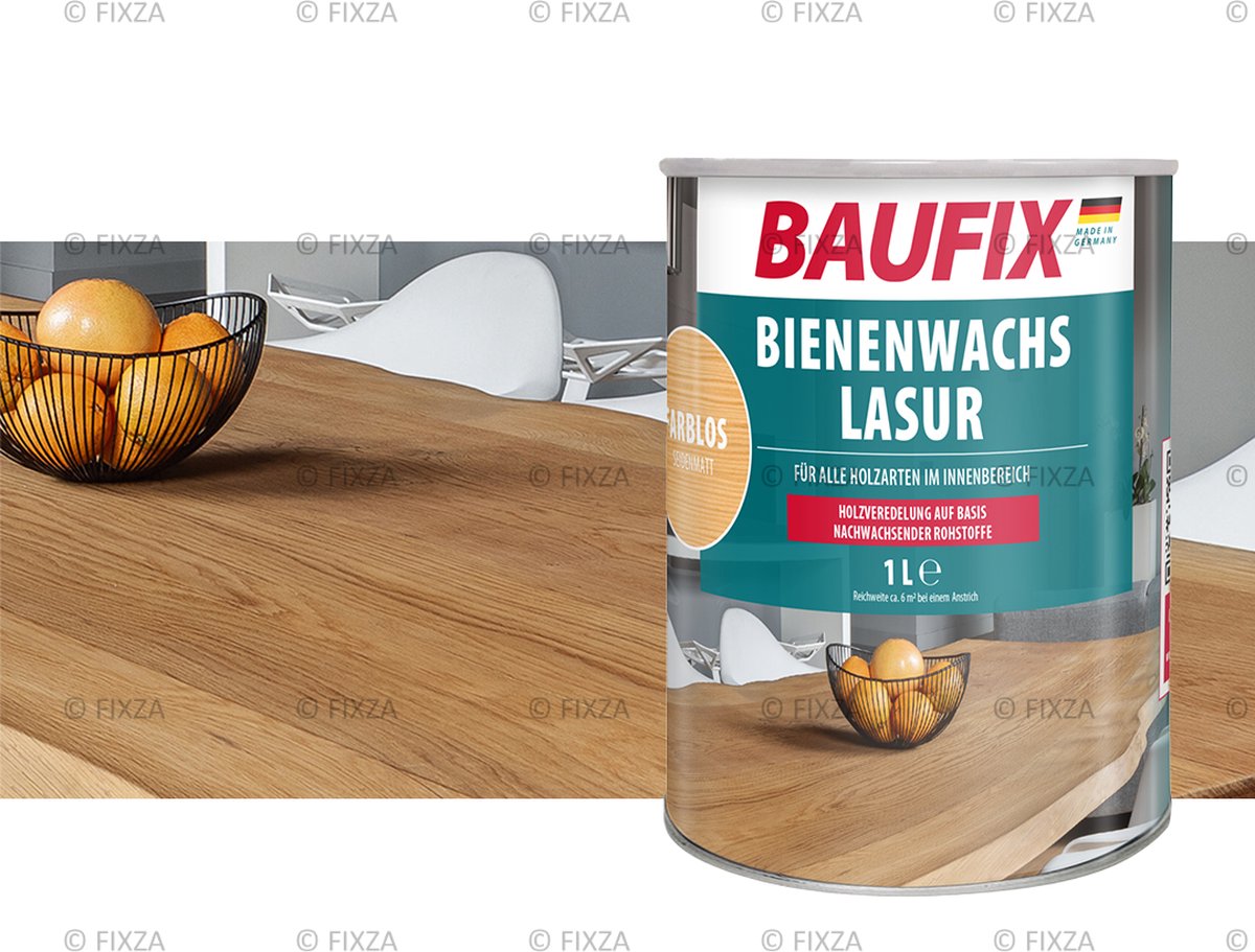 BAUFIX Bijenwas Lazuur kleurloos 1 Liter