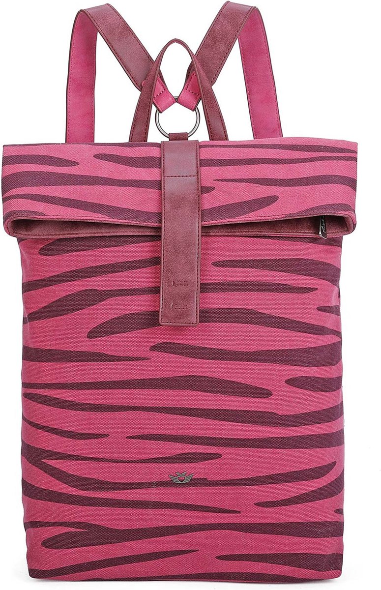 Fritzi aus Preußen Rugzak Canvas Izzy03 Backpack Zebra Pink Roze