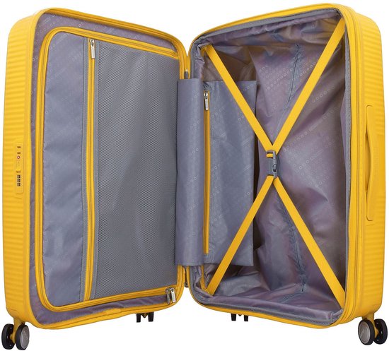 American Tourister Koffer - Soundbox Spinner 67/24 Tsa uitbreidbaar - Golden Yellow - 81 l