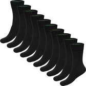 Confortables et soyeux Bamboo Basics Beau - Chaussettes en Bamboe (Multipack 10 pièces) Homme / Femme - Zwart - 41-46