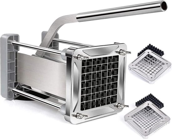 Sopito Frietsnijder Roestvrij Staal - Professionele French Fries Cutter 6mm En 12mm