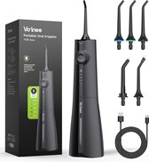 Bol.com Waterflosser - Tandreiniger - 300ML - 75dB - IPX7 - 5 Mondstukken - USB Oplaadbaar Elektrische Monddouche - Flosapparate... aanbieding