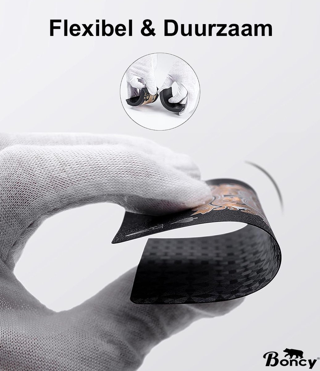 Luxe Speelkaarten - Zwart Kaartspel - 100% Plastic & Waterdicht Kaarten - Spelkaarten Pokerkaarten - Playing Cards voor Poker of Drankspel Volwassenen van Boncy — cadeau in Spellen & Speelgoed - foto 4