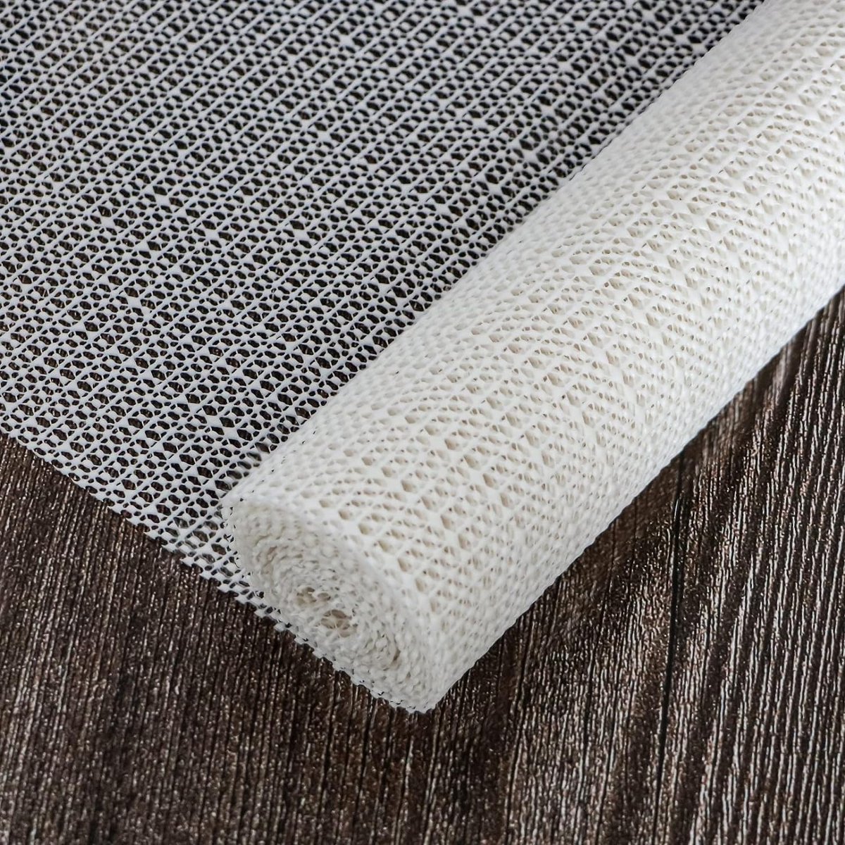 Antislipmat, antisliponderlaag, antislip, op maat te snijden, universeel voor tapijten (wit, 60 x 180 cm)