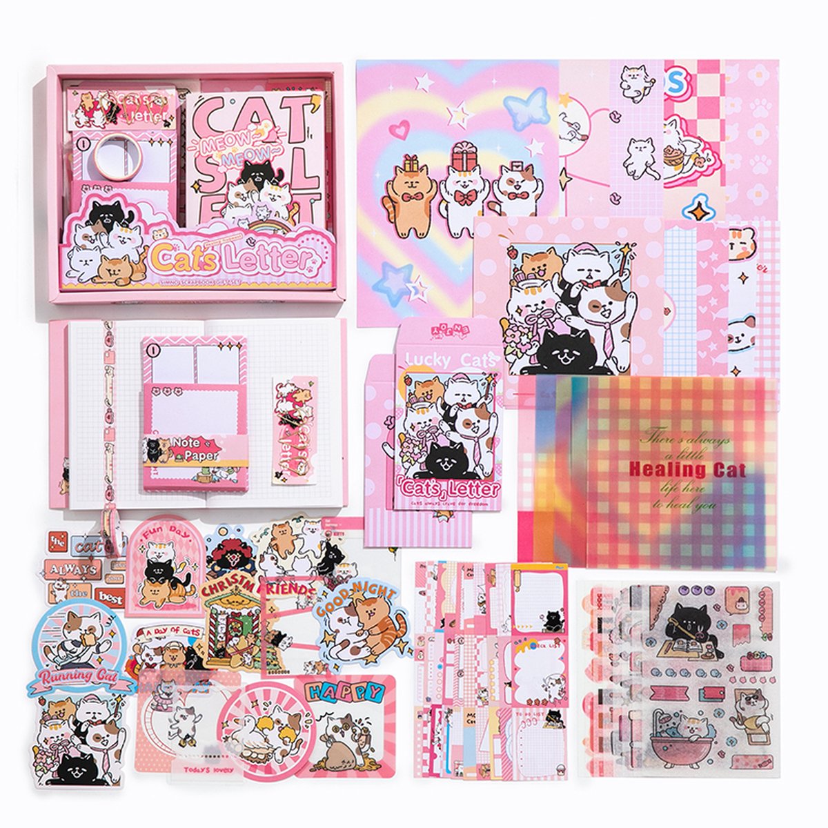 SIMNO® Bullet journal set A6 - 195-delig - Cat's Letter
