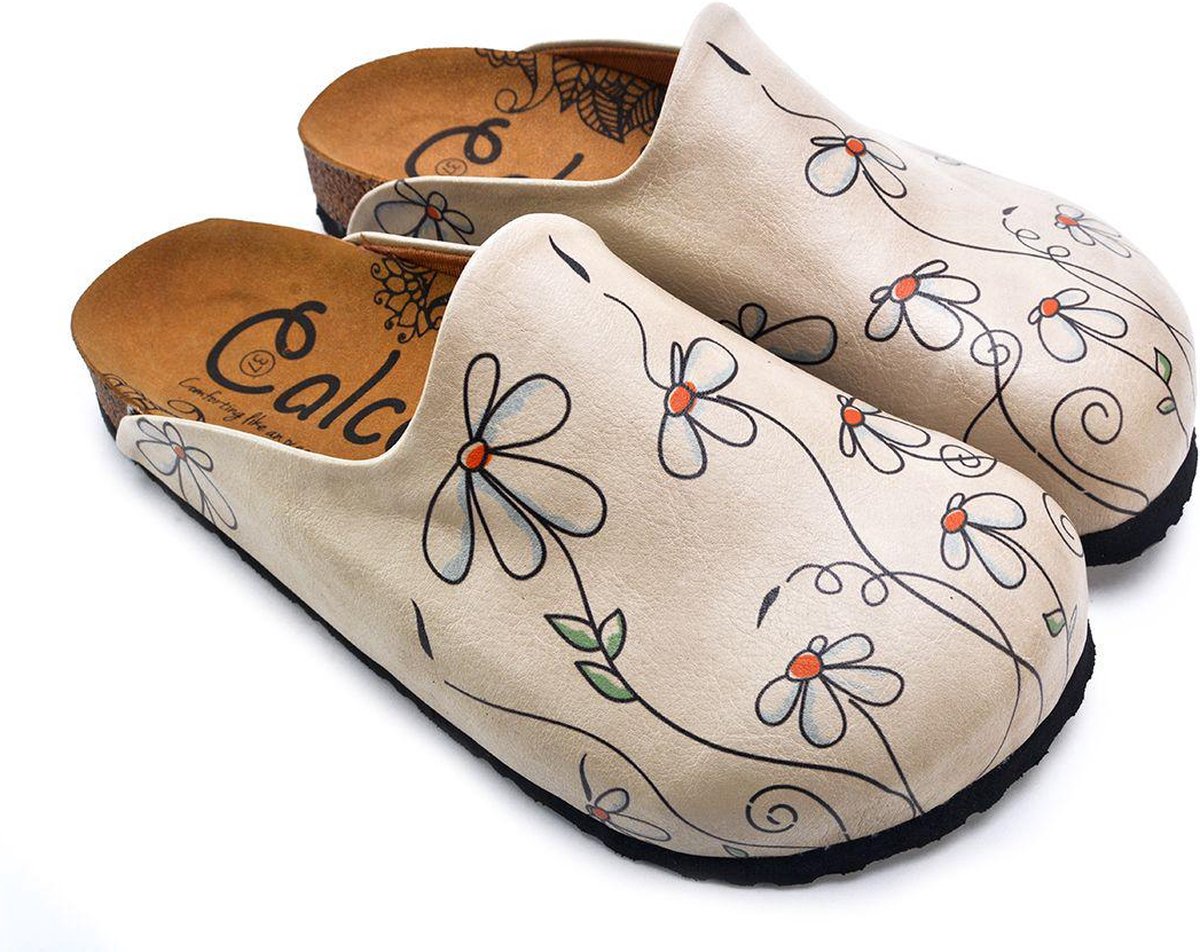 GOBY Daisy Drift Clogs Dames Muil Vegan Handgemaakt