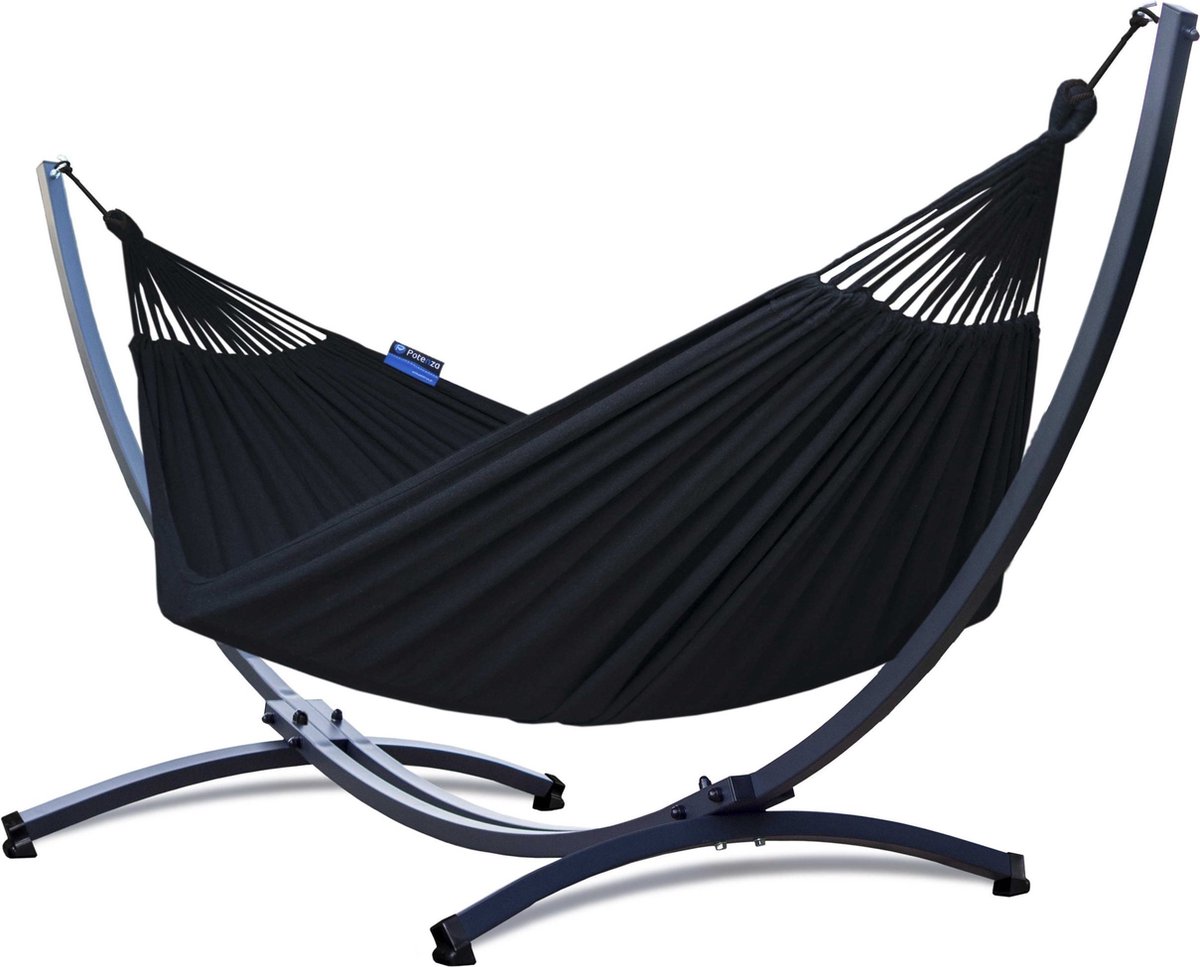 Bol.com Hangmat met Standaard 2 Persoons – Extra Hoog, Super Stevig & Duurzaam | Max. belasting: 220 kg aanbieding