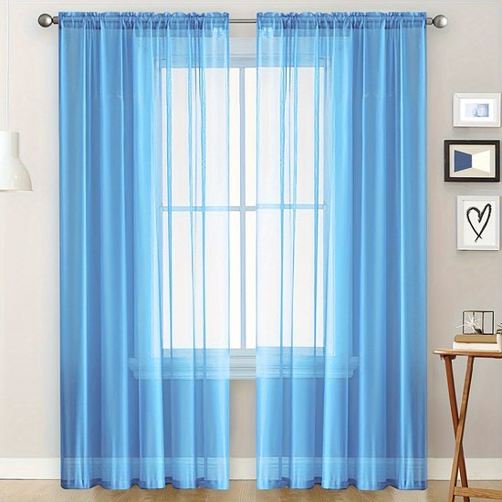 WOLTU Doorschijnende Gordijnen set van 2 met oogjes,Transparant gordijn en semi-verduisteringsgordijn 140x225cm,Gebroken Wit VH5862cm-2 WOLTU Doorschijnende Gordijnen set van 2 met oogjes,Transparant gordijn en semi-verduisteringsgordijn 140x225cm,Gebroken Wit VH5862cm-2
