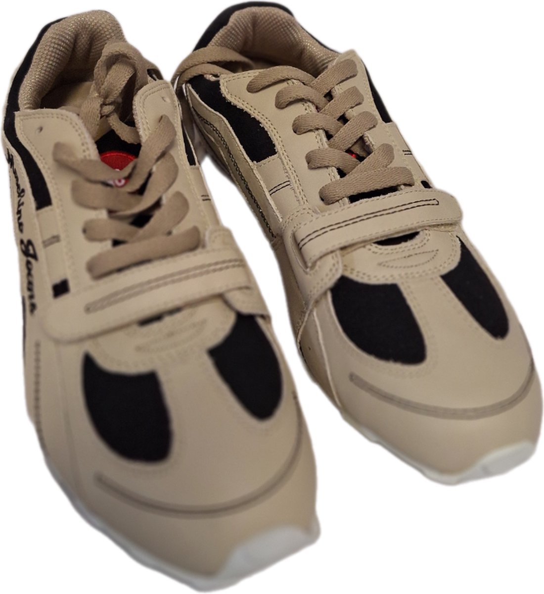 MOSCHINO SNEAKER-D.RUNNING-ECRU/NOIR-SIZE 39