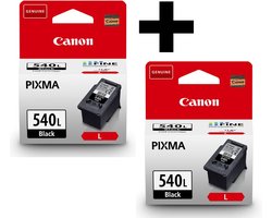 Canon PG-540L - Inktcartridge - Origineel - Hoge capaciteit - 2x Zwart + Retourzakje