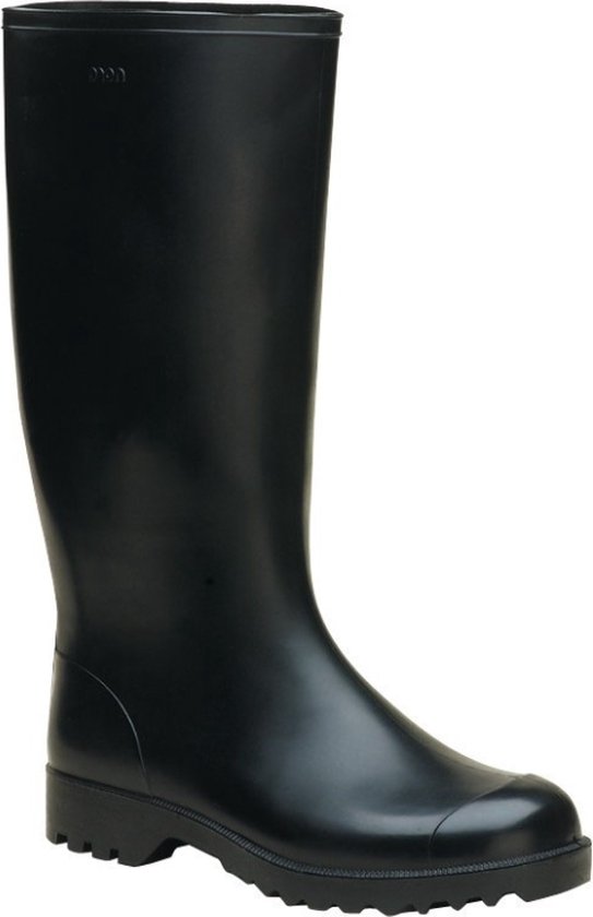 Nora Anton PVC Zwart Werklaarzen Heren