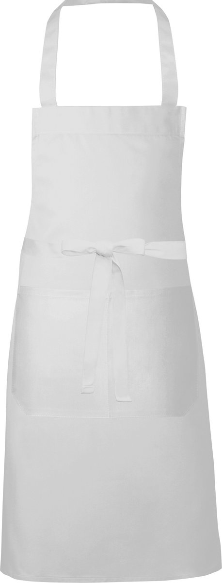 Hobbyschort met zak - White - 80 x 73 cm - Link Kitchen Wear