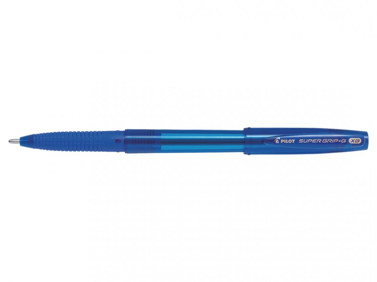 Pilot balpen Super Grip G stick extra breed blauw