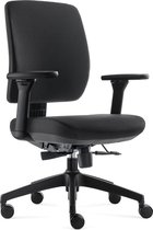 BENS 917-Ergo-4 Zwart - Luxe Ergonomische Bureaustoel - Volledig Stoffen Bekleding - GREENGUARD GOLD - Voldoet aan NEN-EN1335 & ARBO normen