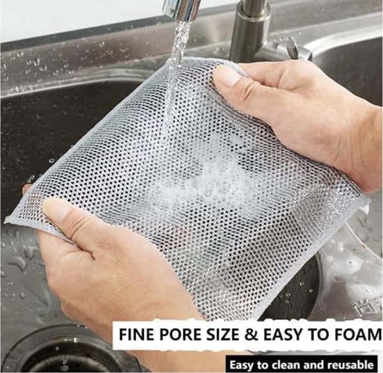 10 pièces lingettes-torchon en fil-torchon-chiffons à fenêtre-lingettes de nettoyage Lingettes démaquillantes -nouveau multifonctionnel anti-rayures