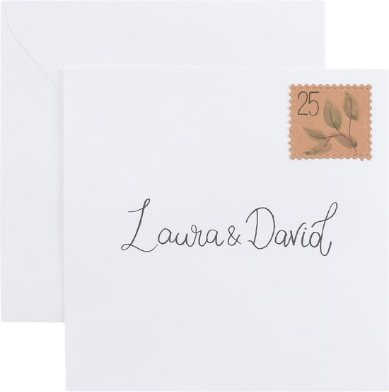 Florence - Enveloppen 11,4 x 16,2 cm wit - 120 grams - set van 25 | Be