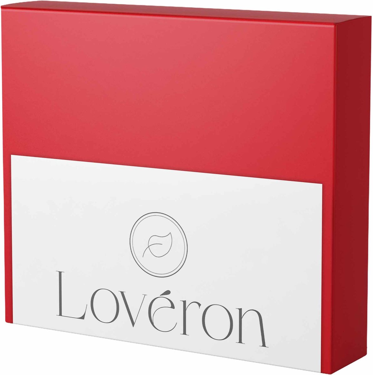 Lovéron kussensloop - Katoen - 2 stuks - 60x70 cm - Rood