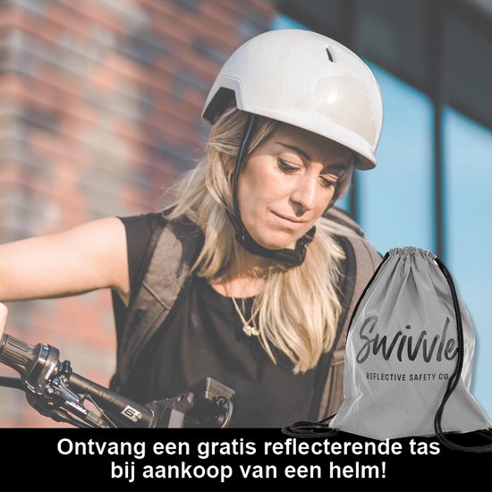 Casque de vélo réfléchissant Swivvle® - Adapté au vélo électrique - Casque réflecteur 360° en Rosy Pink - Casque Mips avec certificat NTA8776 - taille S (51-54 cm) - modèle Sirius