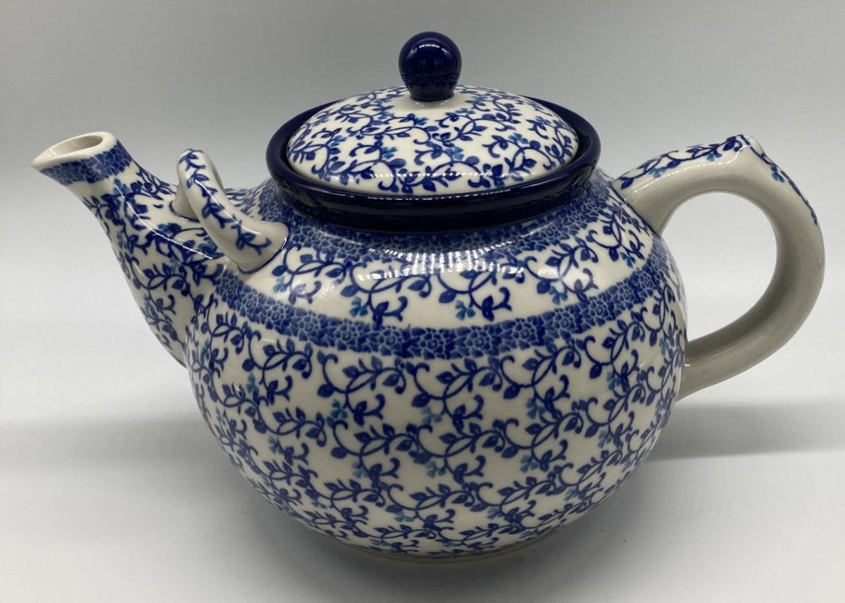 Bunzlau keramiek theepot 1 8 liter Litha